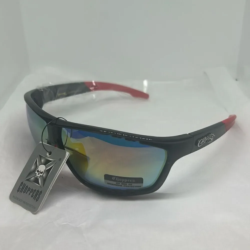 Choppers CP6768 Biker Sunglasses – UV400 Protection | Wrap Oval Design